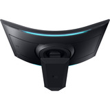 Samsung Odyssey Ark G97NC 55" 4K Ultra HD curved gaming monitor Zwart, 1x DisplayPort, 3x HDMI, 2x USB-C, 2x USB-A, 1x RJ-45, 165 Hz, 3x HDMI, DisplayPort, 2x USB-A, 2x USB-B, 2x USB-C, Wi-Fi 5, BT, RJ-45, 165 Hz