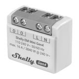Shelly EM Mini Gen4 energiebesparing Grijs, Wi-Fi, Bluetooth, Zigbee