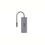 Sitecom 5 in 1 USB-C Multiport Adapter dockingstation Grijs