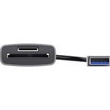 Trust Dalyx Snelle USB-kaartlezer van aluminium Aluminium