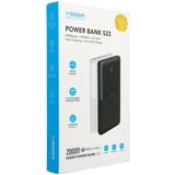 VEGER S22 ultra slim powerbank 20.000 mAh Zwart