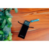 Verbatim Pocket 2 TB externe SSD Zwart/blauw, USB-C 3.2 Gen 2 (10 Gbit/s), Incl. met sleutelhanger en kabelbevestiging