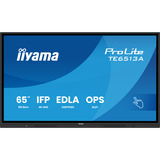 iiyama ProLite TE6513A-B3AG 64.5" 4K Ultra HD touchscreen monitor Zwart, 1x DisplayPort, 2x HDMI, 3x USB-C, 5x USB-A, 2x RJ-45, HDMI, DisplayPort, USB-C, Audio, LAN, WiFi-6E, BT 5.0, Android, Touch