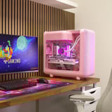 ALTERNATE Thunderstorm Pro Ryzen 7 9070XT Pink Limited Edition gaming pc Lichtroze | R7 7800X3D | RX 9070 XT | 32 GB | 1 TB SSD