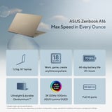 ASUS Zenbook A16 UX3607OA-SQ013W 16"  Copilot+ laptop Beige | Snapdragon X2E-94-100 | Qualcomm Adreno | 48 GB | 1 TB SSD | OLED
