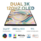 ASUS Zenbook Duo UX8406CA-QL038W 14"  Copilot+ 2-in-1 laptop Grijs | Ultra 7 255H | Arc 140T | 32 GB | 1 TB SSD | OLED | Touch