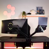Arozzi Alzare Neo Duo - Gas Spring Monitor Arm - Black monitorarm Zwart