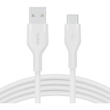 Belkin BOOSTCHARGE Flex USB-A/USB-C-kabel Wit, 1 m