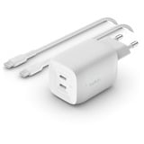 BoostCharge Pro 2-poorts USB-C GaN-wandlader met PPS (65 W) + USB-C/USB-C-kabel