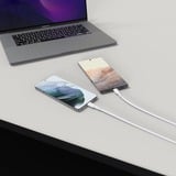 Belkin BoostCharge Pro 2-poorts USB-C GaN-wandlader met PPS (65 W) + USB-C/USB-C-kabel Wit