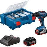 Bosch BOSCH GSR 18V-55, GAL, 2x 4Ah +Zub. (LC) schroeftol blauw/zwart