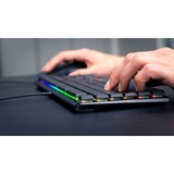 CHERRY MX 10.0N RGB, toetsenbord Zwart, EU lay-out (QWERTY), Cherry MX Low Profile Speed, RGB, ABS