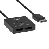 Club 3D 2-in-1 bidirectionele DisplayPort switch Zwart, 8K
