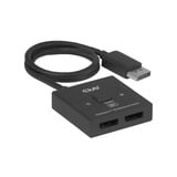 Club 3D 2-in-1 bidirectionele DisplayPort switch Zwart, 8K