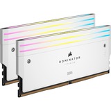 Corsair 32 GB DDR5-6600 Kit werkgeheugen Wit, CMP32GX5M2X6600C32W, Dominator Titanium RGB, XMP