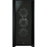 Corsair iCUE 5000X RGB midi tower behuizing Zwart | 2x USB-A | 1x USB-C | RGB | Tempered Glass