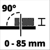 EINHELL Zaagtafel TE-TS 315 U tafelcirkelzaag Rood/zwart