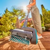 GARDENA AquaBrush Medium rolborstel, voor accu-multireinigers wasborstel Grijs/turquoise, 14849-20