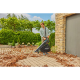 GARDENA Stofzuiger/-blazer PowerJet Collect bladzuiger / bladblazer Grijs/zwart, accu en oplader niet inbegrepen