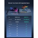 Govee Smart AI Sync Box Kit voor 55 - 65 inch scherm verlichting Zwart, Wifi, Bluetooth