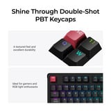 Keychron C3 Pro-H4, toetsenbord Zwart, US lay-out, Keychron Super Banana, 80% TKL, RGB leds, Cherry Double-Shot PBT, hot swap, 8000 Hz