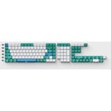 Keychron OEM Dye-Sub PBT Full Keycap-Set - Iceberg keycaps Wit/turquoise, 137 Stuks, US-Layout (ANSI)