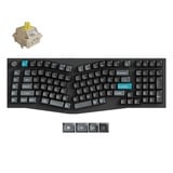 Keychron Q13 Ultra-M4 8K Wireless Custom Mechanical Keyboard Zwart, US lay-out (QWERTY), Keychron Silk POM Banana, 96%, RGB, Hot swap, 8K, 2.4 GHz | Bluetooth 5.2 | USB-C