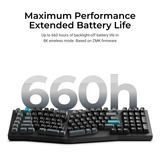 Keychron Q13 Ultra-M4 8K Wireless Custom Mechanical Keyboard Zwart, US lay-out (QWERTY), Keychron Silk POM Banana, 96%, RGB, Hot swap, 8K, 2.4 GHz | Bluetooth 5.2 | USB-C