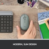 Logitech M350 Pebble  muis Groen, 1000 dpi, Bluetooth