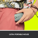 Logitech M350 Pebble  muis Groen, 1000 dpi, Bluetooth