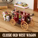 Lumibricks The Old West - Western Stagecoach Constructiespeelgoed F9052