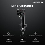 MOZA MH16 Flightstick joystick Zwart