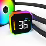 Montech HyperFlow Digital 360 waterkoeling Zwart