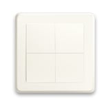 Shelly BLU Wall Switch 4 (without adapter and frame) schakelaar Wit, Bluetooth 4.2