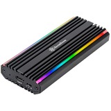 SilverStone MS13 externe behuizing Zwart, RGB led