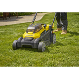 Stanley 18V V20 2x 4Ah set 37 cm grasmaaier Zwart/geel, 2 accu's  en 2 opladers inbegrepen