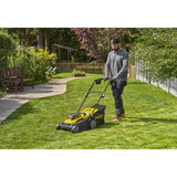 Stanley 18V V20 2x 4Ah set 37 cm grasmaaier Zwart/geel, 2 accu's  en 2 opladers inbegrepen