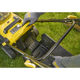 Stanley 18V V20 2x 4Ah set 37 cm grasmaaier Zwart/geel, 2 accu's  en 2 opladers inbegrepen