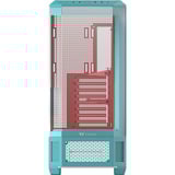 Thermaltake View 600 TG Mint Strawberry big tower behuizing Mint/bes | 2x USB-A | 1x USB-C | Tempered Glass