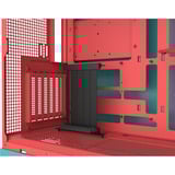 Thermaltake View 600 TG Mint Strawberry big tower behuizing Mint/bes | 2x USB-A | 1x USB-C | Tempered Glass