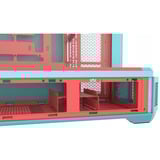 Thermaltake  big tower behuizing Mint/bes | 2x USB-A | 1x USB-C | Window