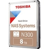 Toshiba N300 8 TB harde schijf SATA/600, 24/7, Retail