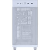 ASUS ASUS PRIME AP303 TG WHITE midi tower behuizing Wit | 2x USB-A | 1x USB-C | Window