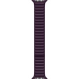 Apple Leather Link-bandje - Donkere kers (41 mm) - S/M horlogeband Donkerpaars