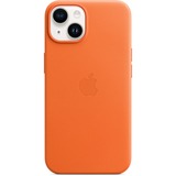 Apple Leren hoesje met MagSafe voor iPhone 14 - Oranje telefoonhoesje Oranje
