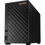 Asustor Drivestor 2 Gen2 (AS1202T) incl. 2x Red Plus 8 TB nas Zwart, LAN, USB