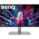 BenQ PD2725U 27" 4K Ultra HD monitor Zwart/grijs, 1x DisplayPort, 2x HDMI, 3x USB-A, 2x Thunderbolt