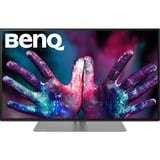 BenQ PD2725U 27" 4K Ultra HD monitor Zwart/grijs, 1x DisplayPort, 2x HDMI, 3x USB-A, 2x Thunderbolt
