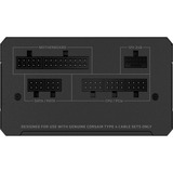 Corsair RM750e (2025), 750 Watt voeding  Zwart, 1x 12VHPWR, 1x PCIe, Kabel-Management