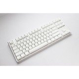 Ducky One 3 Classic Pure White TKL RGB mechanisch toetsenbord Wit, US lay-out (QWERTY), Cherry MX Speed Silver, 80% (TKL)	, RGB leds, Double-shot PBT, Hot-swappable, QUACK Mechanics